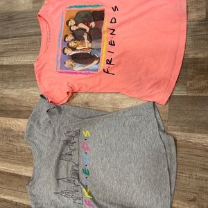 Two FRIENDS tshirts
